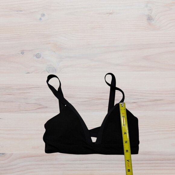 L Space Eco Jess Bikini Top Black - Size S - Picture 4 of 5
